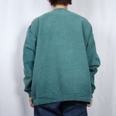 画像3: 90's LANDS' END USA製 前V 鹿の子スウェット XL (3)