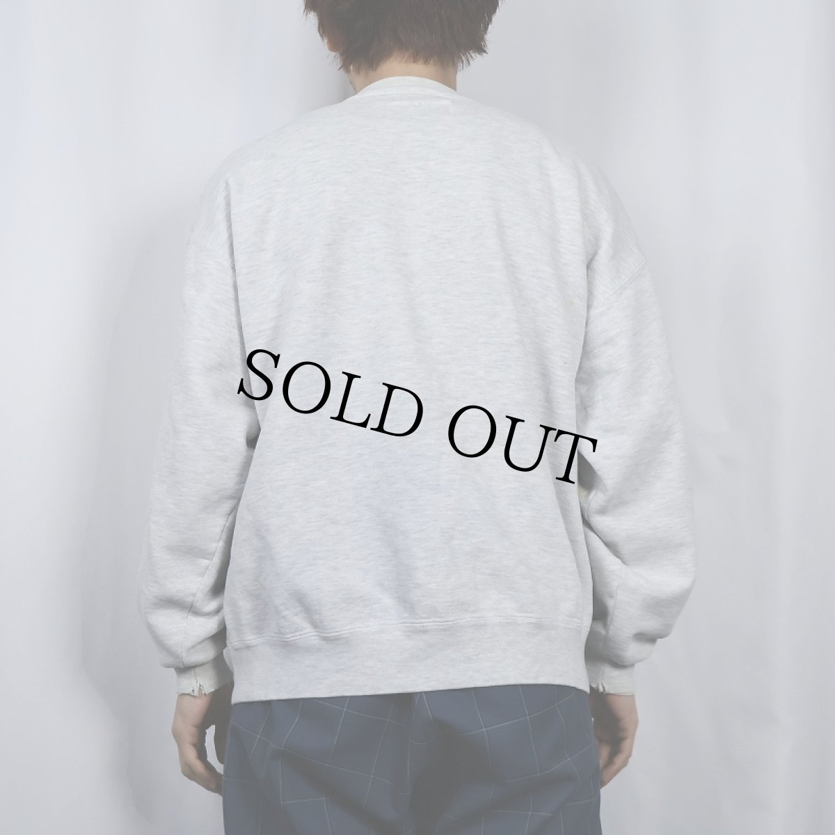 画像3: 90's RUSSELL ATHLETIC USA製 前V プリントTシャツ XL (3)