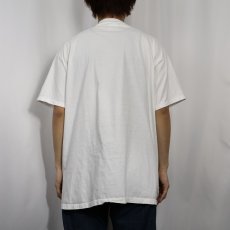 画像3: 90's "the only obstacle to learning is fear... have no fear" イラストプリントTシャツ XL (3)