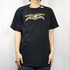 画像2: ANTI HERO SKATEBOARDS イーグルプリントTシャツ BLACK L (2)