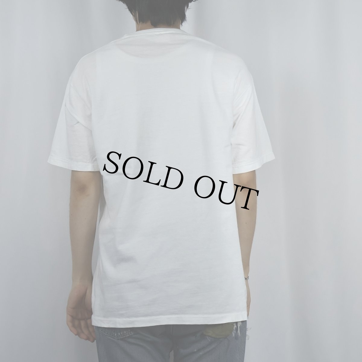 画像3: 80's BANANA REPUBLIC 地球プリントTシャツ (3)