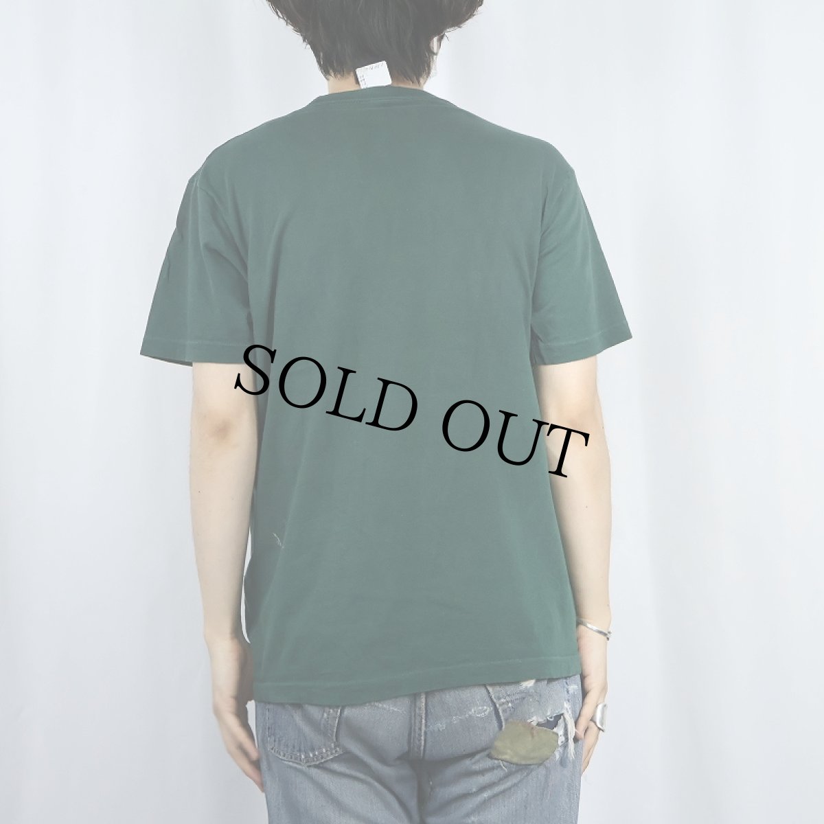 画像3: 60's B.V.D. 無地ポケットTシャツ L (3)