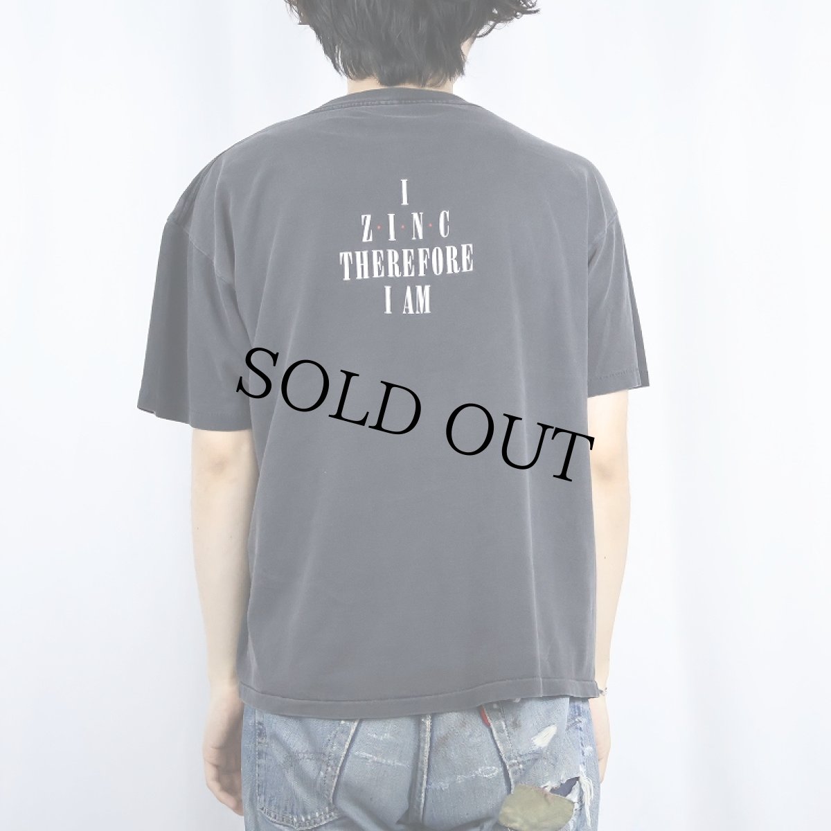 画像4: 90's CAFE ZING イラストプリント カフェTシャツ BLACK (4)