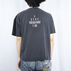 画像4: 90's CAFE ZING イラストプリント カフェTシャツ BLACK  (4)
