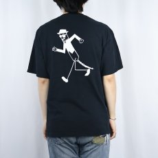 画像4: "TIME OF THE MONTH" メッセージプリントTシャツ BLACK M (4)