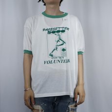 画像2: 80's "PACE SETTER 5000" マラソンプリントリンガーTシャツ  (2)
