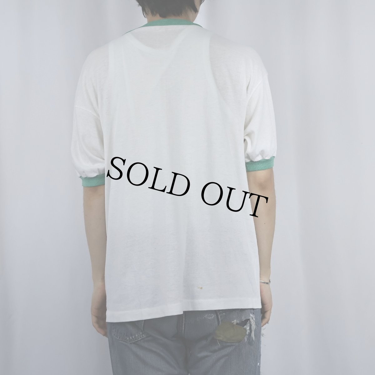 画像3: 80's "PACE SETTER 5000" マラソンプリントリンガーTシャツ (3)