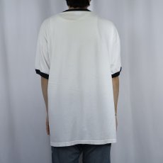 画像3: Thrush 自動車マフラーメーカー キャラクタープリントリンガーTシャツ XL (3)