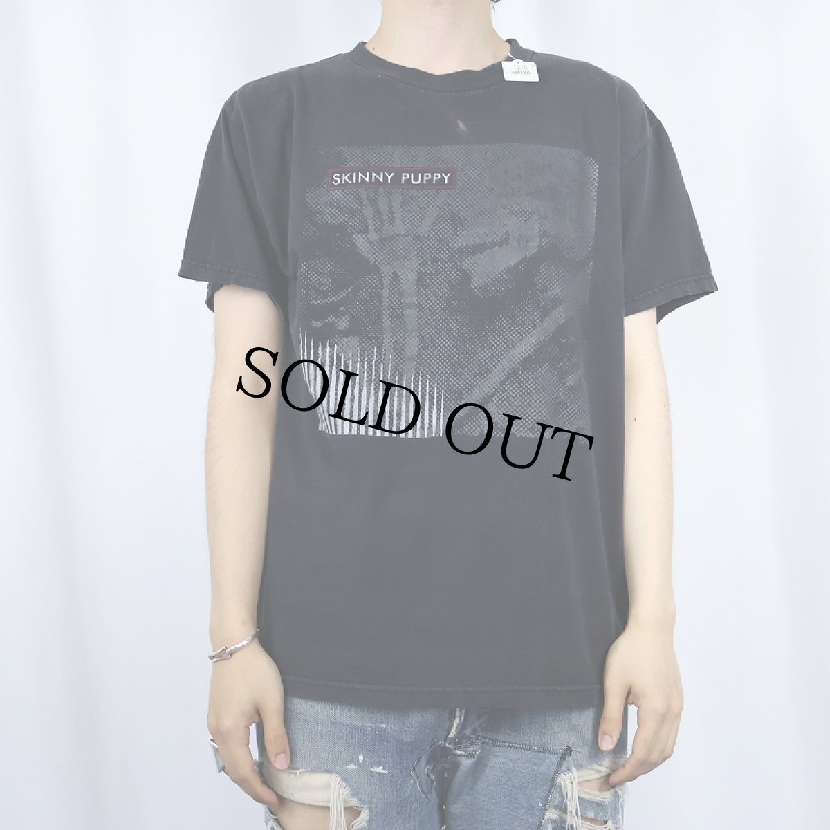画像2: SKINNY PUPPY "Remission" エレクトロインダストリアルバンド アルバムプリントTシャツ BLACK M (2)