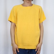 画像2: 60's TOWNCRAFT Penneys 無地 半袖ラグランスウェット XL (2)