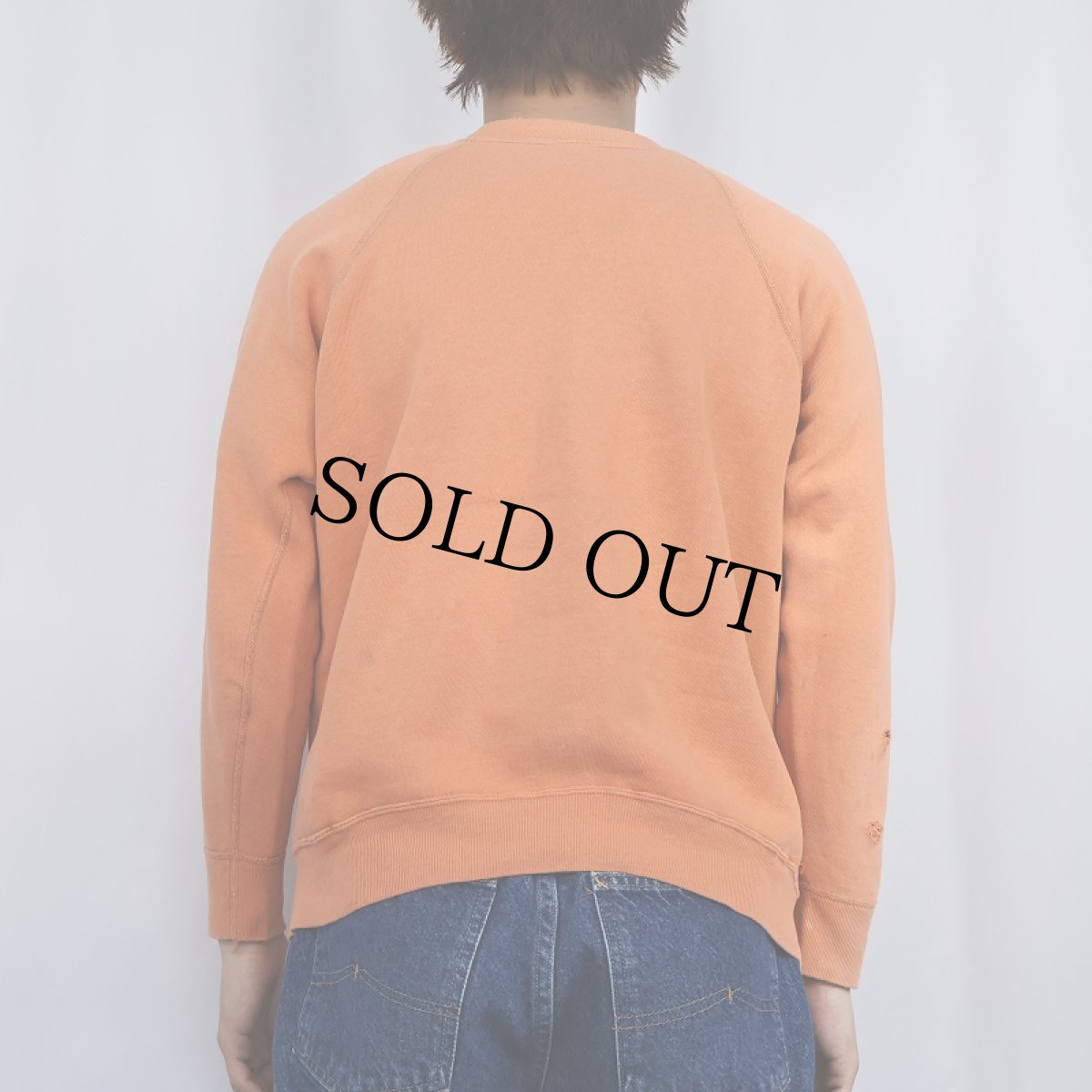 画像5: 60's TOWNCRAFT Penneys 無地ラグランスウェット M (5)