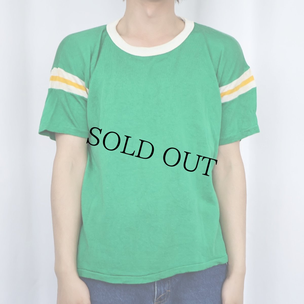 画像2: 60's MASON USA製 フロッキープリント WINTシャツ 42-44 (2)