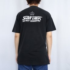 画像4: 90's STAR TREK CANADA製 "NCC-1701-D" TVドラマシリーズ プリントTシャツ BLACK L (4)