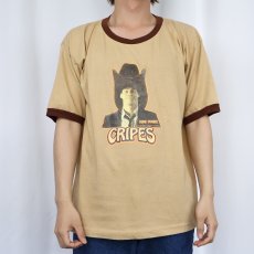 画像2: 90's Dumb and Dumber USA製 コメディ映画プリント リンガーTシャツ L (2)