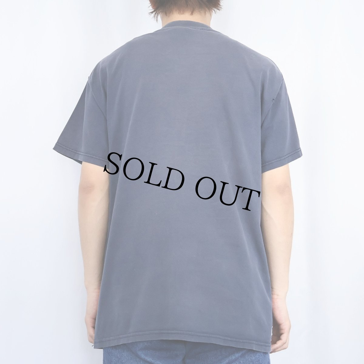 画像3: 90's DISCUS ATHLETIC 無地 ポケットTシャツ NAVY L (3)