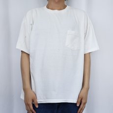 画像2: 90's BASIC GEAR 無地 ポケットTシャツ (2)
