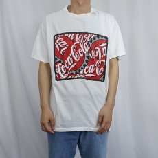 画像2: 2000's Coca-Cola 飲料メーカー プリントTシャツ L (2)