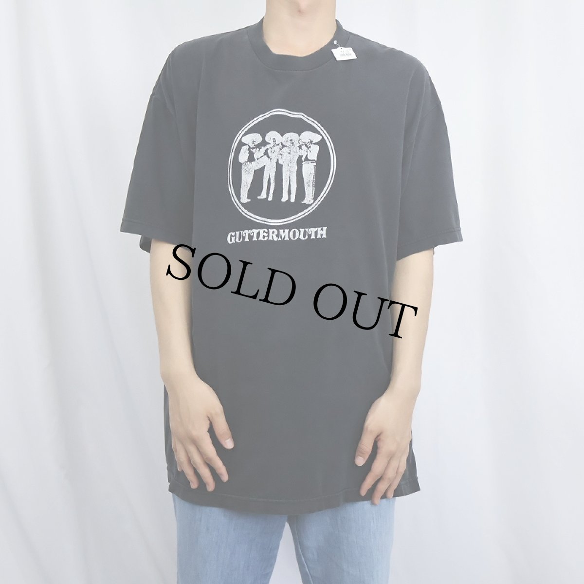 画像2: 2000's GUTTERMOUTH パンクロックバンド プリントTシャツ BLACK XL (2)