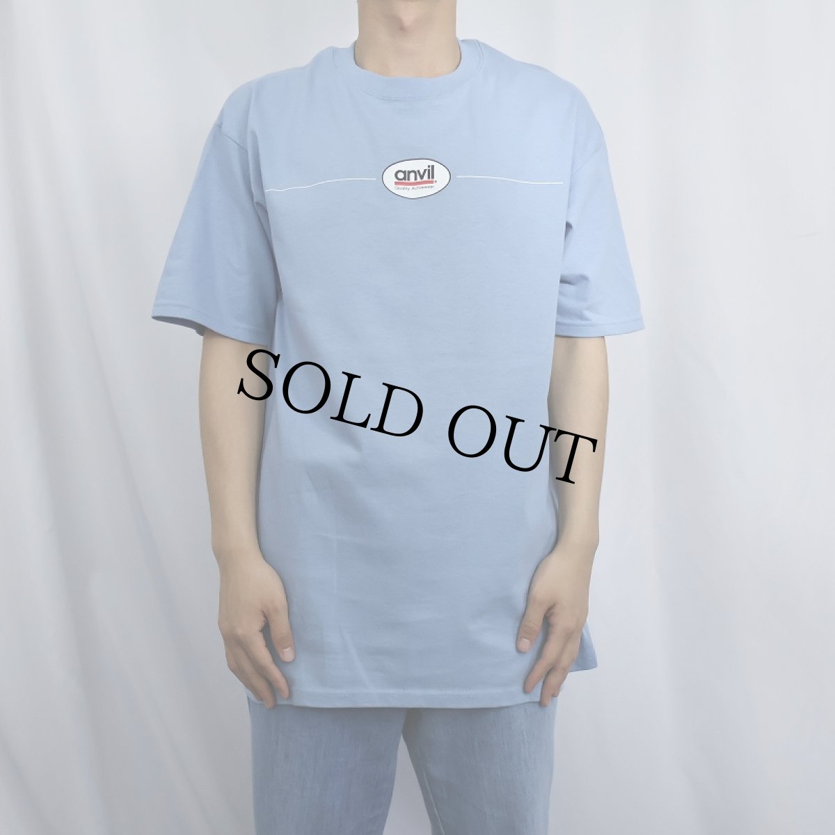 画像2: 90's anvil USA製 ロゴプリントTシャツ L (2)