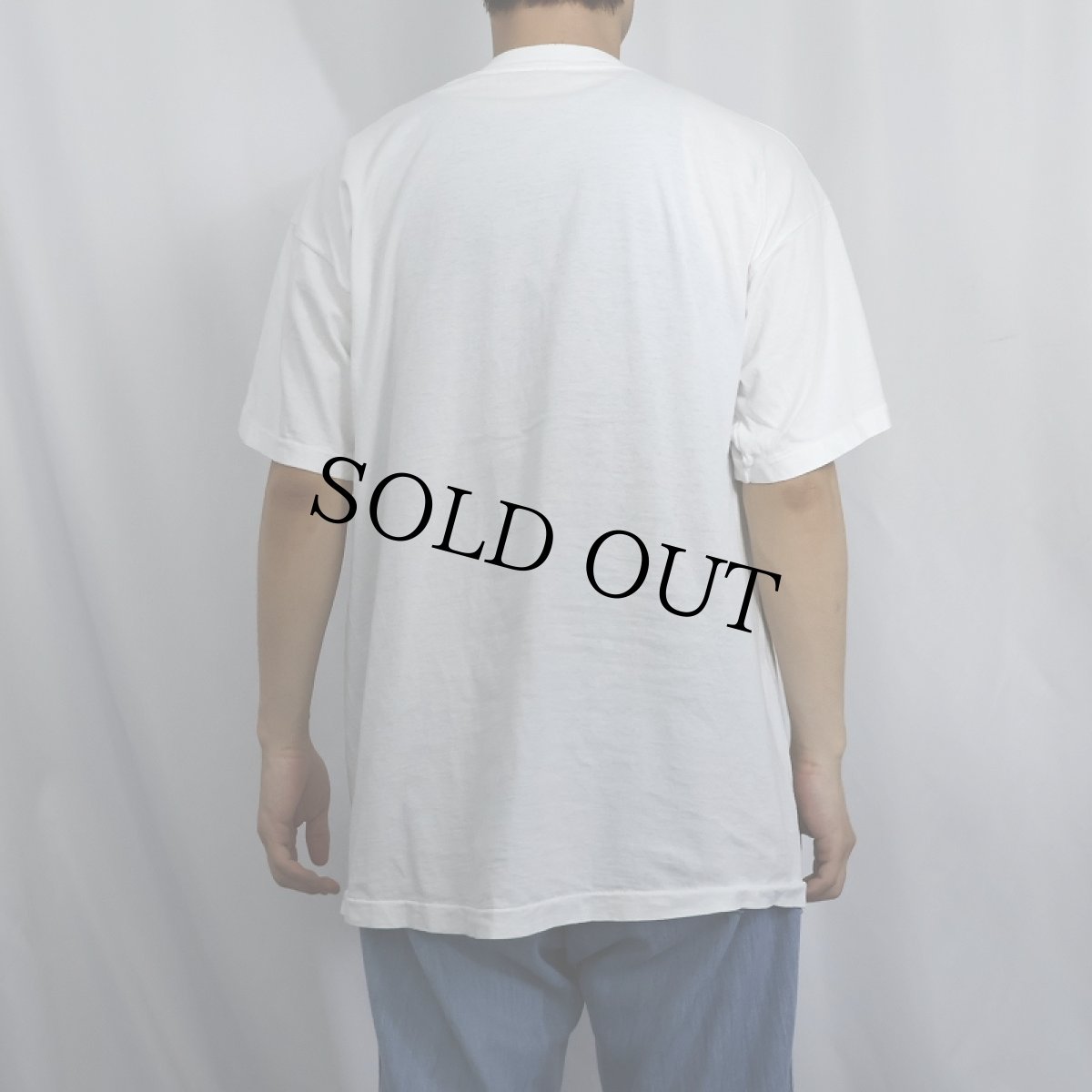 画像3: 80's USA製 My Many Moods ネコプリントTシャツ XL (3)