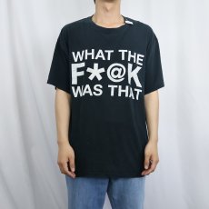 画像2: EVIL DEAD THE MUSICAL "What The F*@k Was That" ミュージカルプリントTシャツ BLACK L (2)
