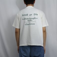 画像3: 90's Desiderius Erasmus USA製 哲学者 名言プリントTシャツ L (3)