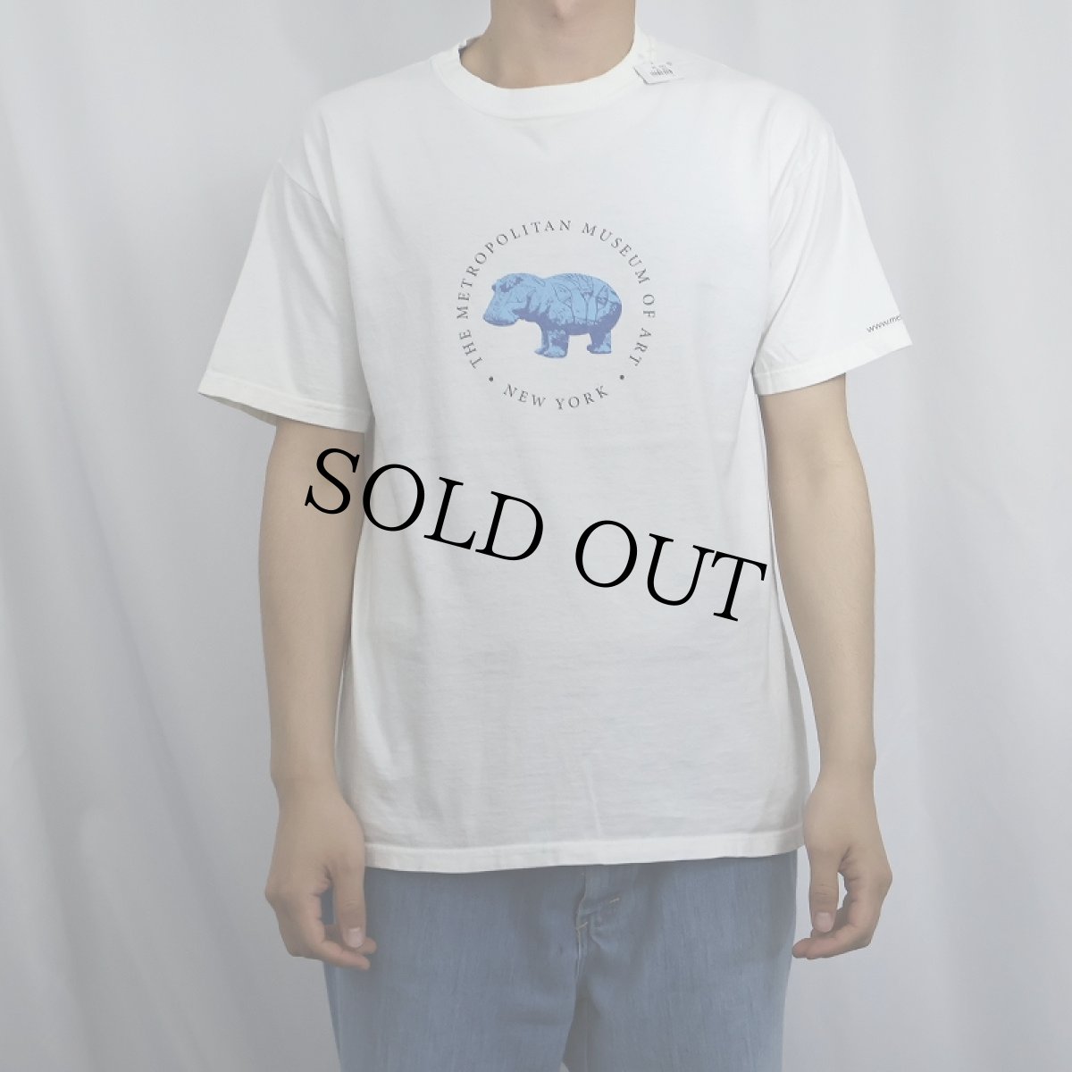 画像2: The Metropolitan Museum USA製 美術館プリントTシャツ S (2)