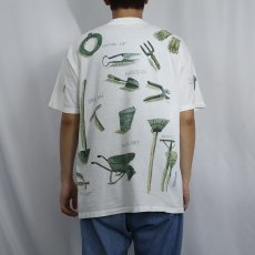 画像3: 90's rel-e-vant products 農具柄 プリントTシャツ (3)