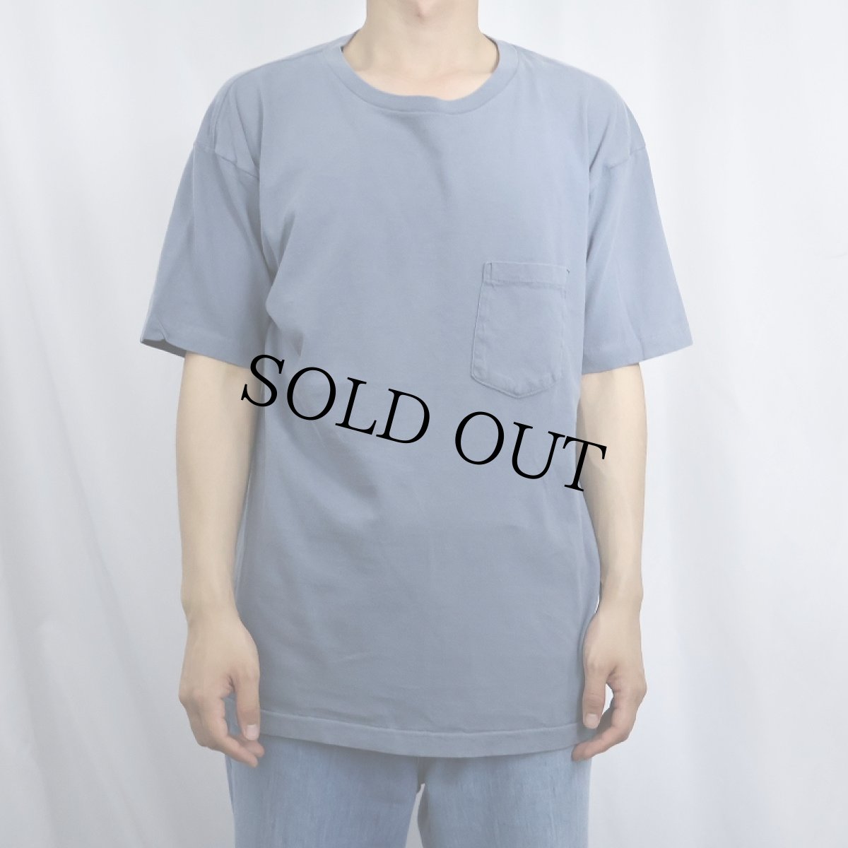 画像2: 90's GAP USA製 無地ポケットTシャツ L (2)