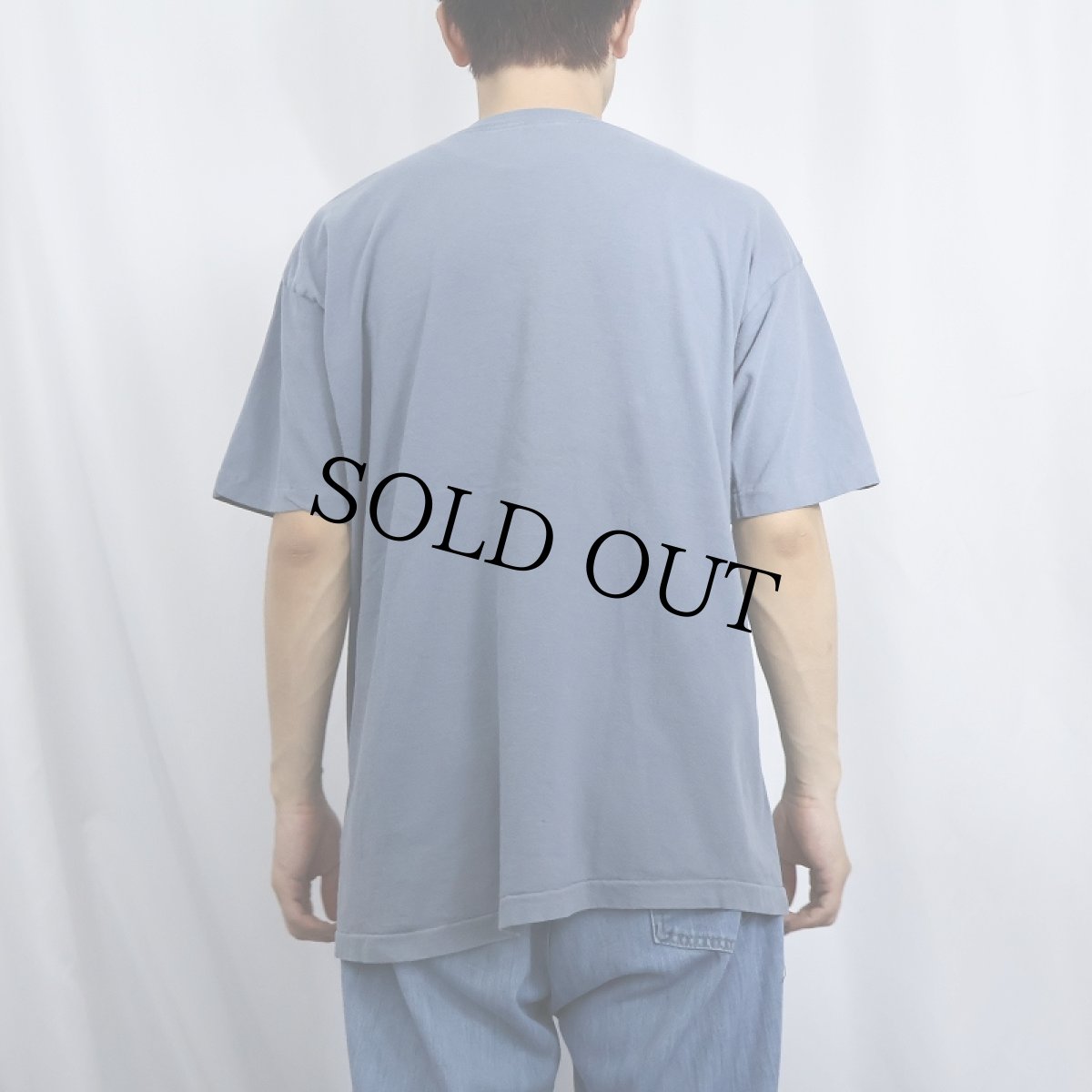 画像3: 90's GAP USA製 無地ポケットTシャツ L (3)