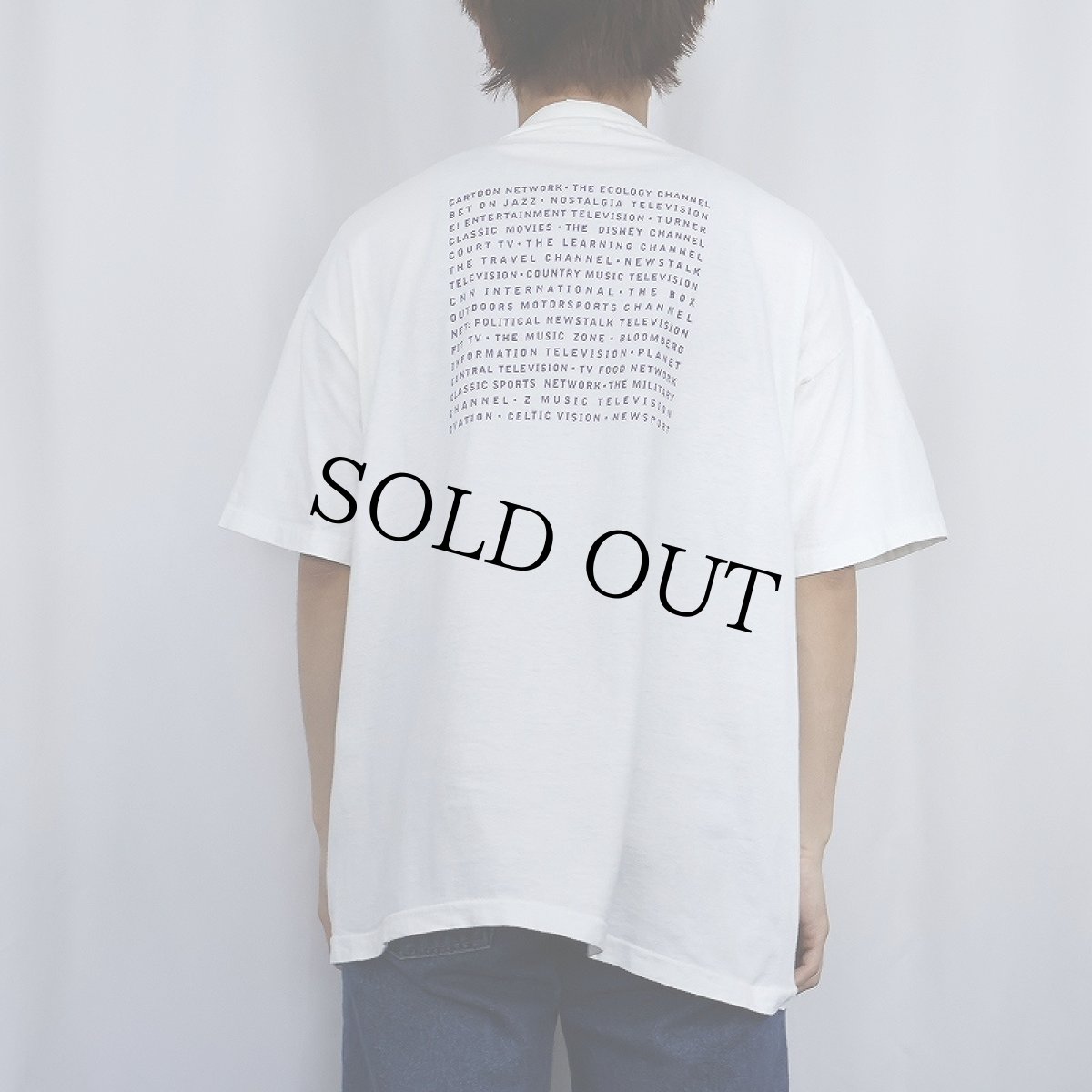 画像3: 90's INTRO TELEVISION 企業プリントTシャツ XL (3)