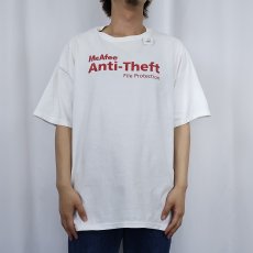 画像3: McAfee Anti-Theft ソフトウェア プリントTシャツ XL (3)