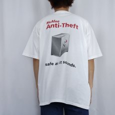 画像4: McAfee Anti-Theft ソフトウェア プリントTシャツ XL (4)