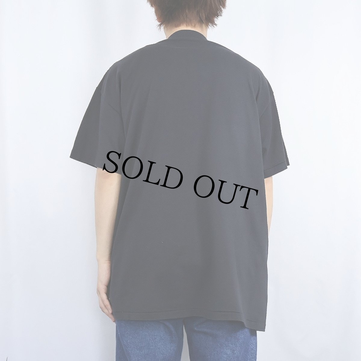 画像3: Microsoft コンピューター企業 ロゴプリントTシャツ BLACK (3)