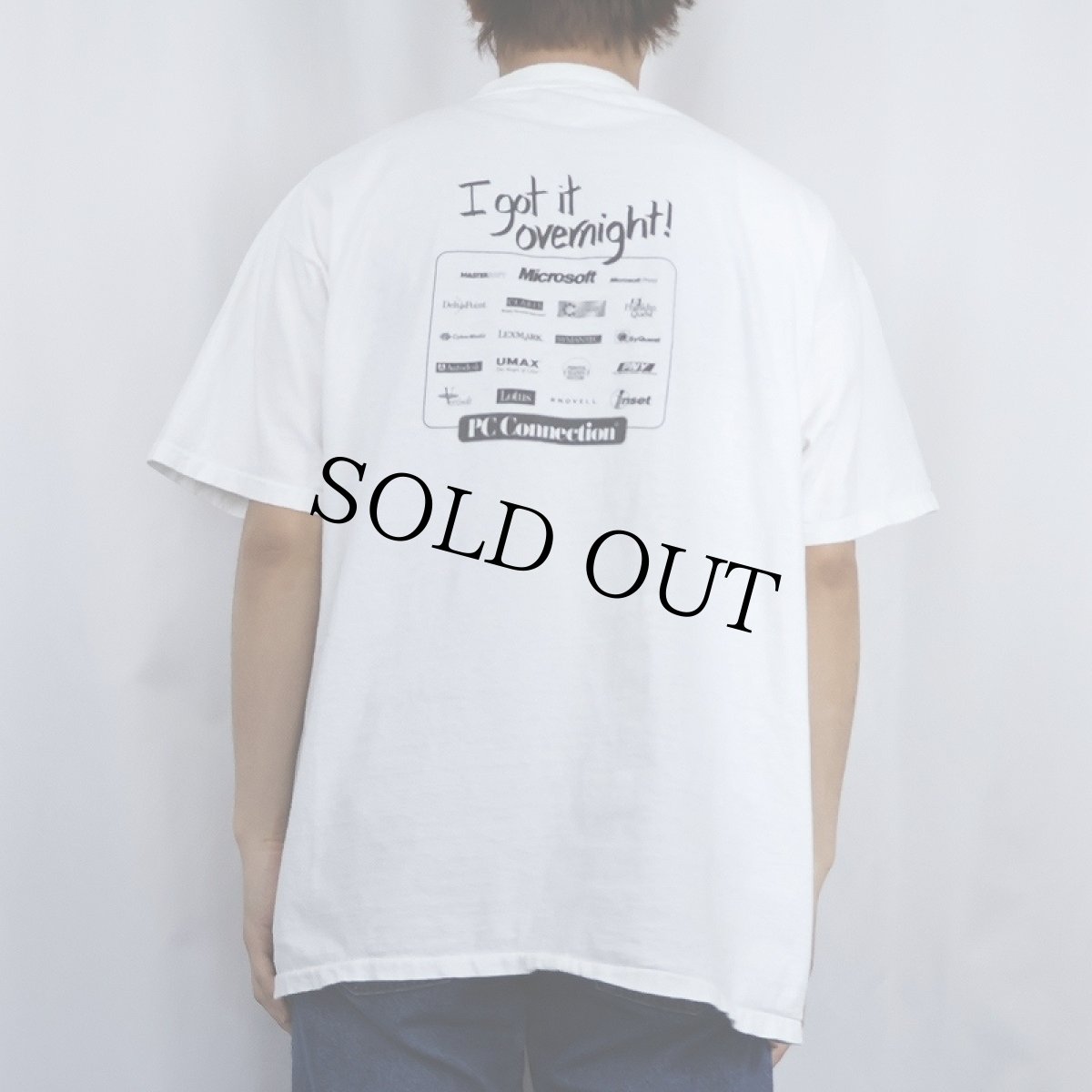 画像3: 90's Windows 95 コンピューター企業 プリントTシャツ XL (3)