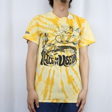 画像3: Google "ALICE IN USERLAND" タイダイ パロディプリントTシャツ S (3)