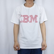 画像3: 90's IBM "STRONG LEGS RUN" コンピューター企業 プリントTシャツ L (3)