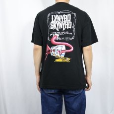 画像4: 90's Lynyrd Skynyrd サザン・ロックバンド 大判プリントTシャツ BLACK XL (4)