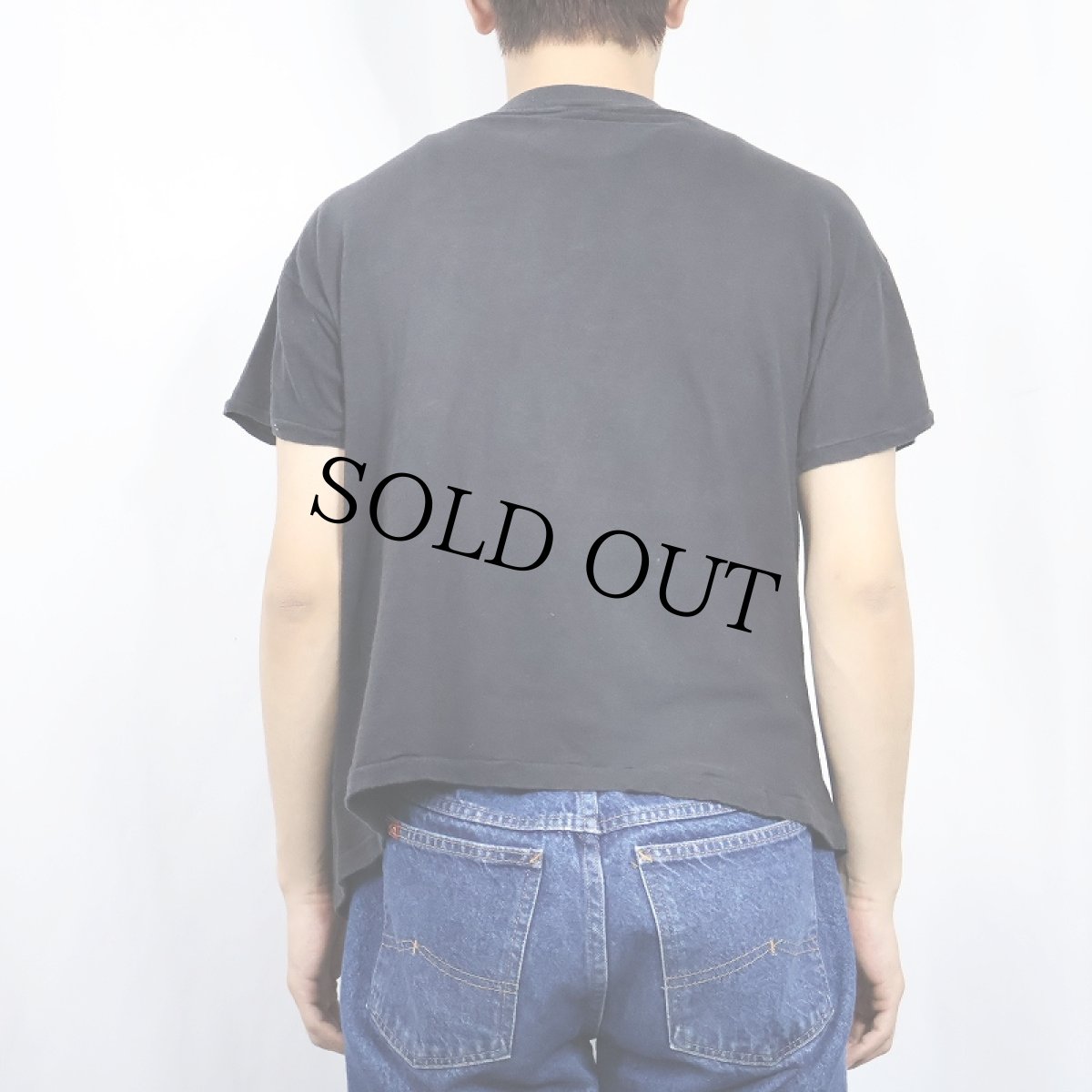 画像3: 80's VAN HEILEN ロックバンド ツアープリントTシャツ BLACK XL (3)