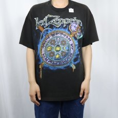 画像3: 90's Led Zeppelin ロックバンド プリントTシャツ BLACK XL (3)