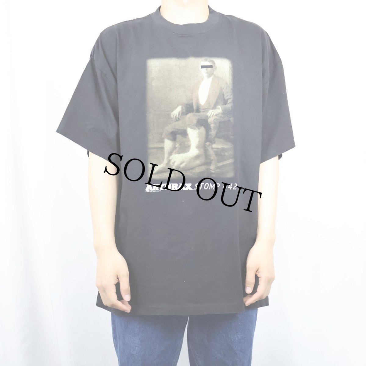 画像2: 90's ANTHRAX USA製 "STOMP 442" ヘヴィメタル・バンド アルバムプリントTシャツ BLACK XL (2)