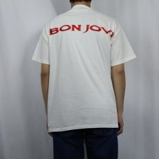 画像3: 90's BON JOVI USA製 ロックバンド プリントTシャツ L (3)
