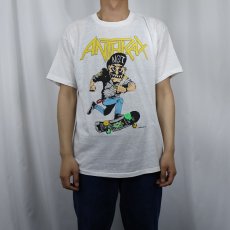 画像3: 80's ANTHRAX USA製 "NOT MAN" ヘヴィメタル・バンド プリントTシャツ XL (3)