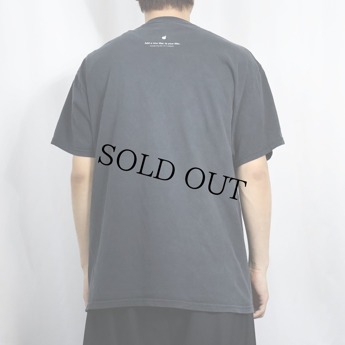 画像3: 2000's Apple "Mac OS X" プリントTシャツ BLACK (3)