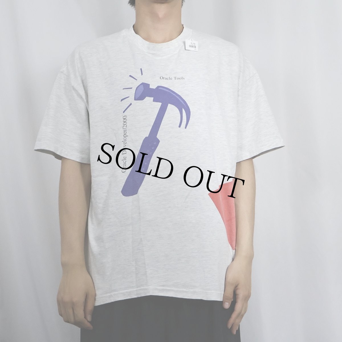 画像2: 90's Oracle Developer /2000 USA製 ソフトウェア開発ツール プリントTシャツ XL (2)