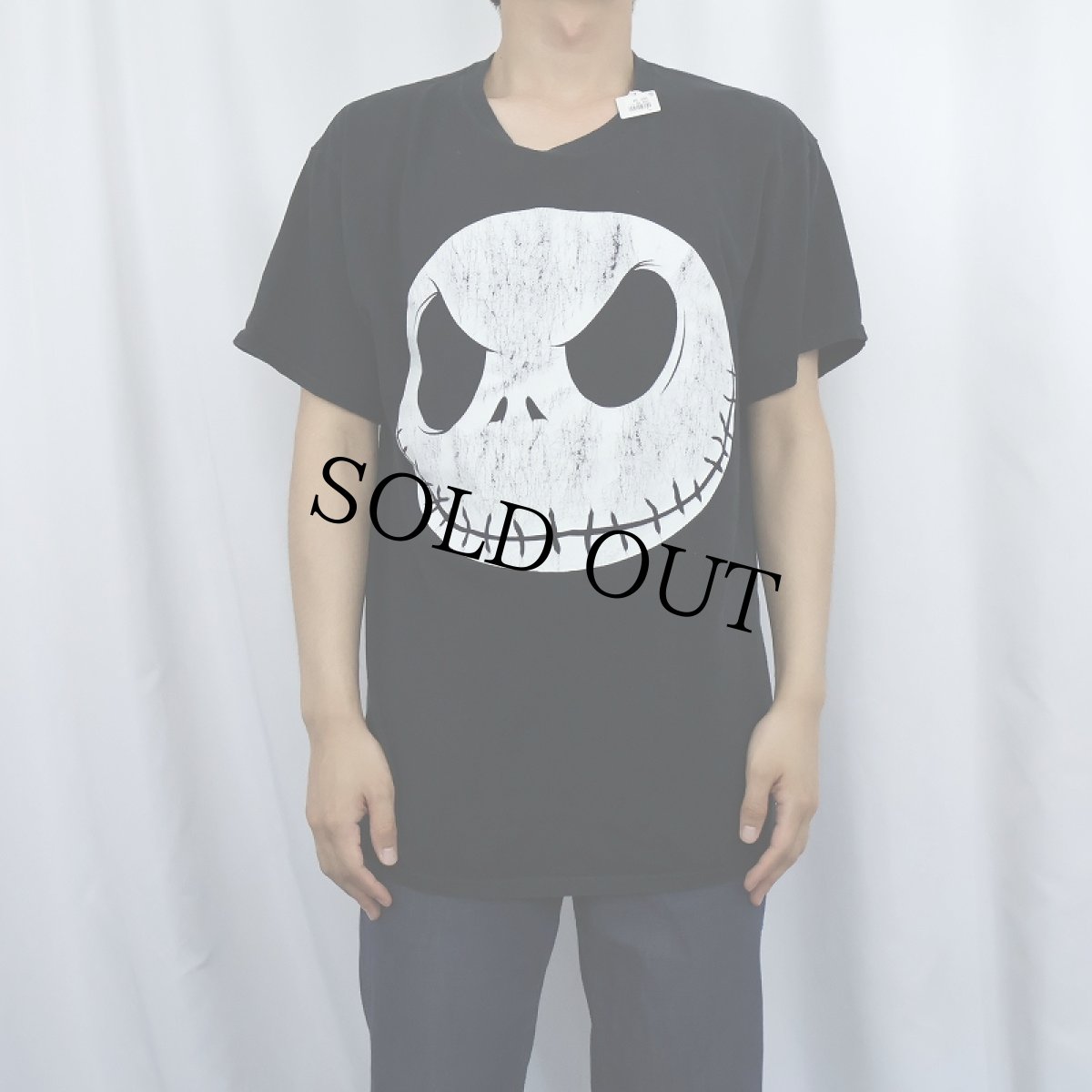 画像2: The Nightmare Before Christmas "Jack Skellington" キャラクタープリントTシャツ BLACK L (2)