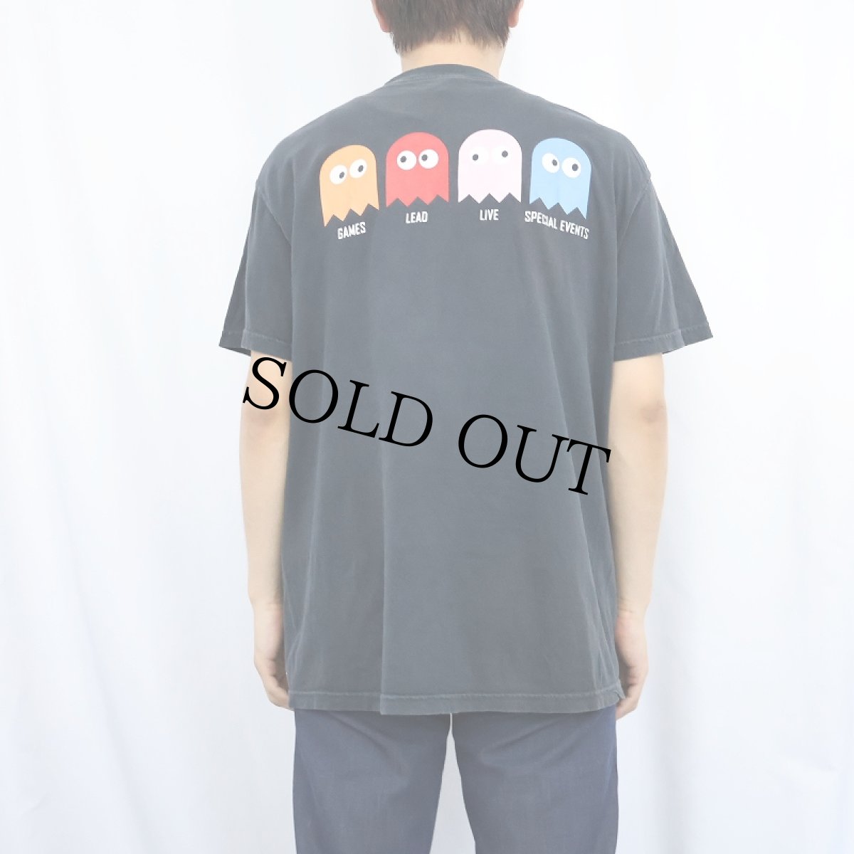 画像4: "QUADWORKS" ゲームパロディプリントTシャツ BLACK L (4)