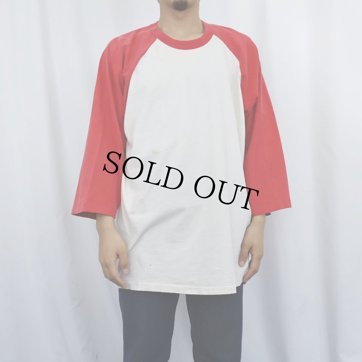 画像2: 90's FRUIT OF THE LOOM USA製 ラグランロンT XL (2)