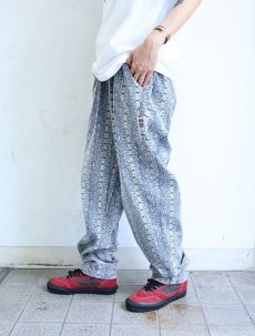 画像3: QUIKSILVER BOARD RIDING 総柄 コットンイージーパンツ L (3)