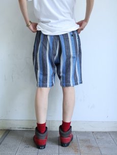 画像4: STUSSY ストライプ柄 コットンショーツ L (4)